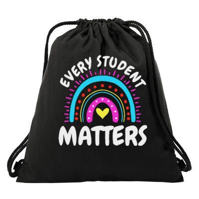 Every Student Matters Paraprofessional Pride Drawstring Bag