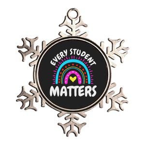 Every Student Matters Paraprofessional Pride Metallic Star Ornament