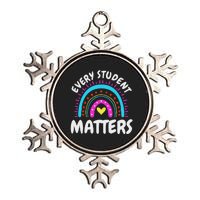 Every Student Matters Paraprofessional Pride Metallic Star Ornament