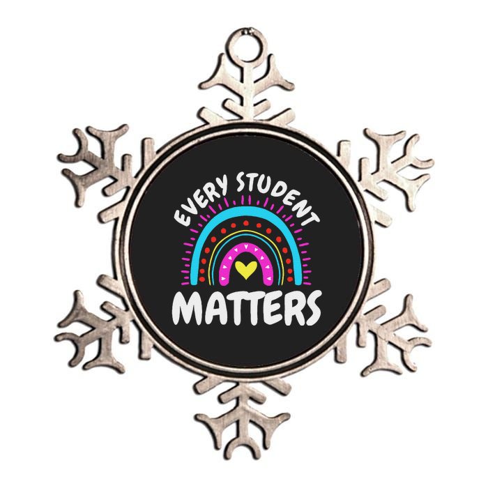 Every Student Matters Paraprofessional Pride Metallic Star Ornament