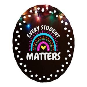 Every Student Matters Paraprofessional Pride Ceramic Oval Ornament