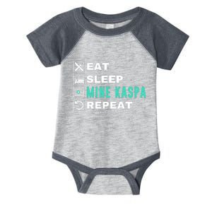 Eat Sleep Mine Kaspa Crypto Kaspa Mining Kaspa Crypto Miner Kaspa To The Moon Infant Baby Jersey Bodysuit