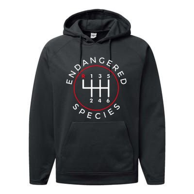 Endangered Species Manual Gearbox Stick Shift 6 Speed Performance Fleece Hoodie