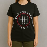 Endangered Species Manual Gearbox Stick Shift 6 Speed T-Shirt