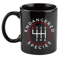 Endangered Species Manual Gearbox Stick Shift 6 Speed 11oz C Handle Ceramic Mug