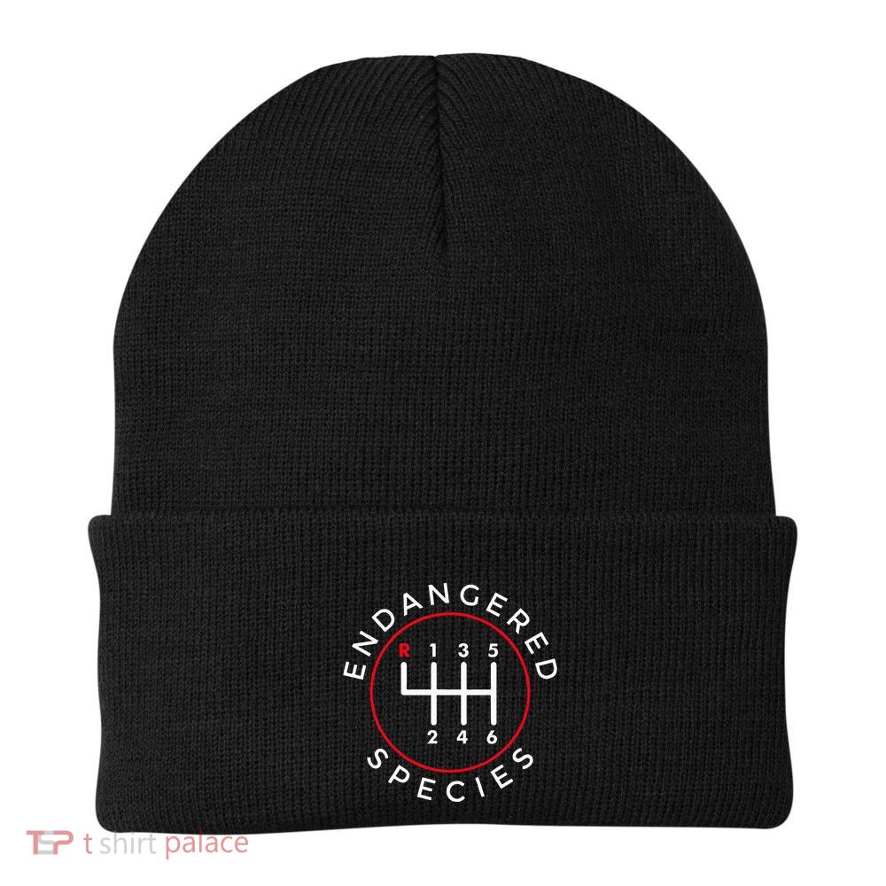 Endangered Species Manual Gearbox Stick Shift 6 Speed Beanie