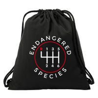 Endangered Species Manual Gearbox Stick Shift 6 Speed Drawstring Bag