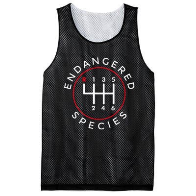 Endangered Species Manual Gearbox Stick Shift 6 Speed Mesh Reversible Basketball Jersey Tank