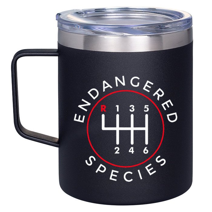 Endangered Species Manual Gearbox Stick Shift 6 Speed 12oz Stainless Steel Coffee Mug