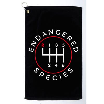 Endangered Species Manual Gearbox Stick Shift 6 Speed Golf Towel