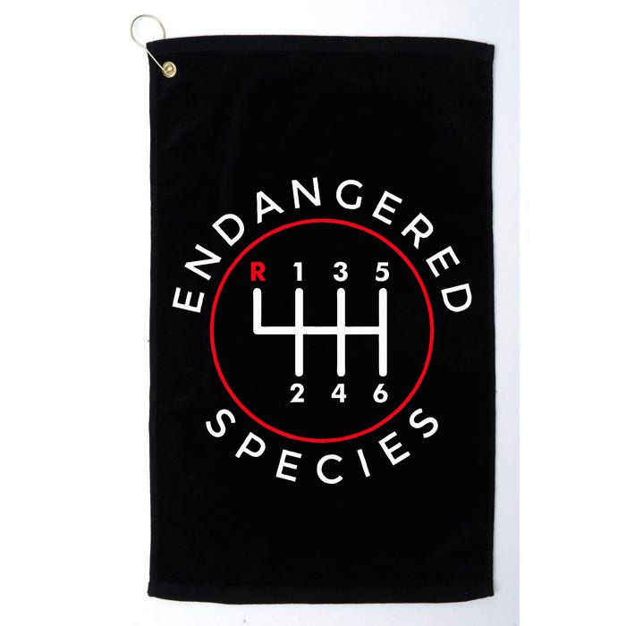 Endangered Species Manual Gearbox Stick Shift 6 Speed Golf Towel