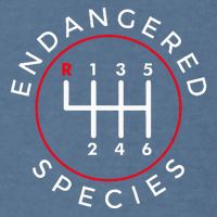 Endangered Species Manual Gearbox Stick Shift 6 Speed Garment-Dyed Sweatshirt