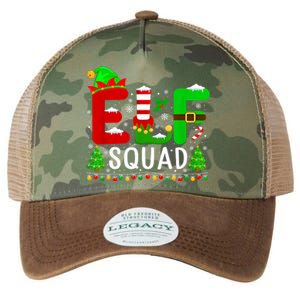 Elf Squad Matching Family Christmas Santa Hat Xmas Lights Legacy Tie Dye Trucker Hat