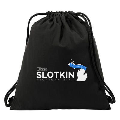 Elissa Slotkin Michigan 8th 2018 Midterms Drawstring Bag