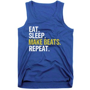 Eat Sleep Make Beats Repeat Music Gift Tank Top