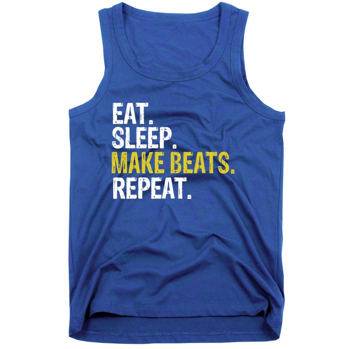 Eat Sleep Make Beats Repeat Music Gift Tank Top