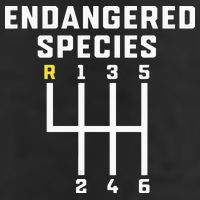 Endangered Species Manual Gearbox Stick Shift 7 Panel Mesh Trucker Snapback Hat