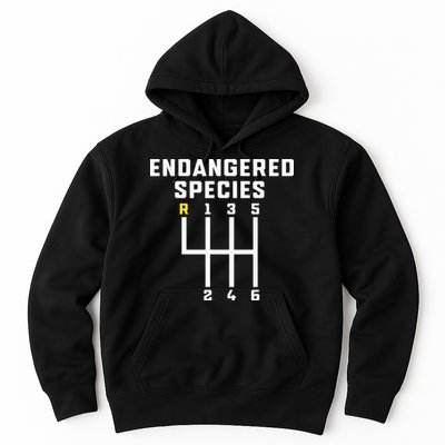 Endangered Species Manual Gearbox Stick Shift Hoodie