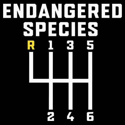 Endangered Species Manual Gearbox Stick Shift T-Shirt