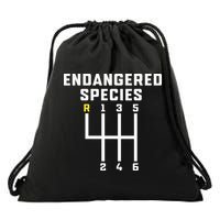 Endangered Species Manual Gearbox Stick Shift Drawstring Bag