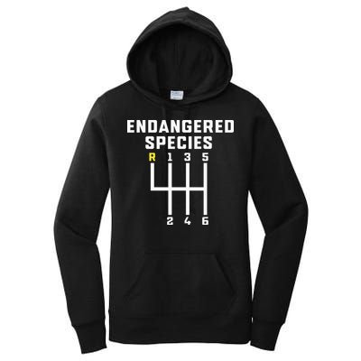 Endangered Species Manual Gearbox Stick Shift Women's Pullover Hoodie
