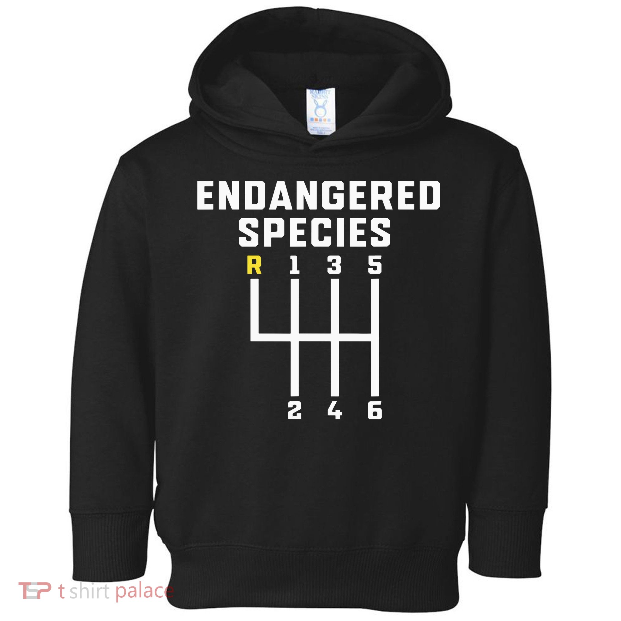 Endangered Species Manual Gearbox Stick Shift Toddler Hoodie