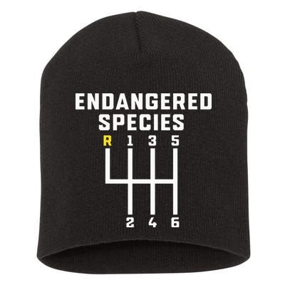 Endangered Species Manual Gearbox Stick Shift Short Acrylic Beanie