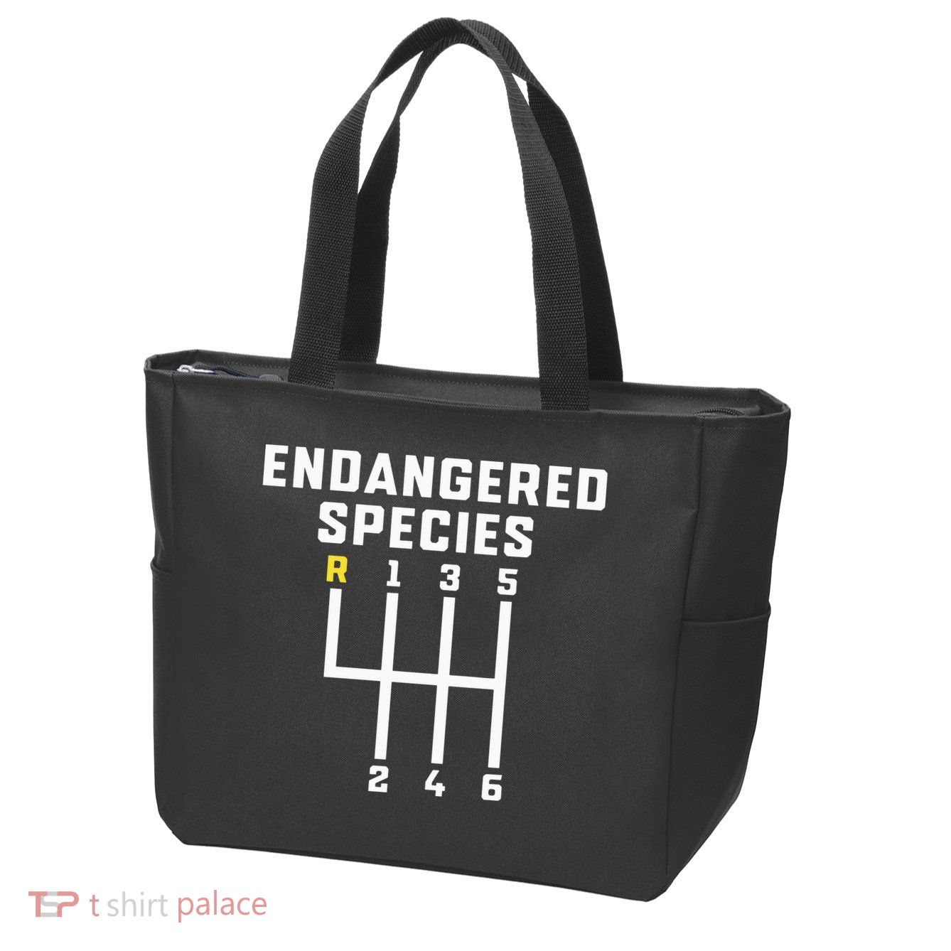 Endangered Species Manual Gearbox Stick Shift Zip Tote Bag