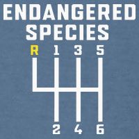 Endangered Species Manual Gearbox Stick Shift Garment-Dyed Sweatshirt