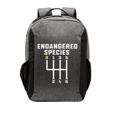 Endangered Species Manual Gearbox Stick Shift Vector Backpack