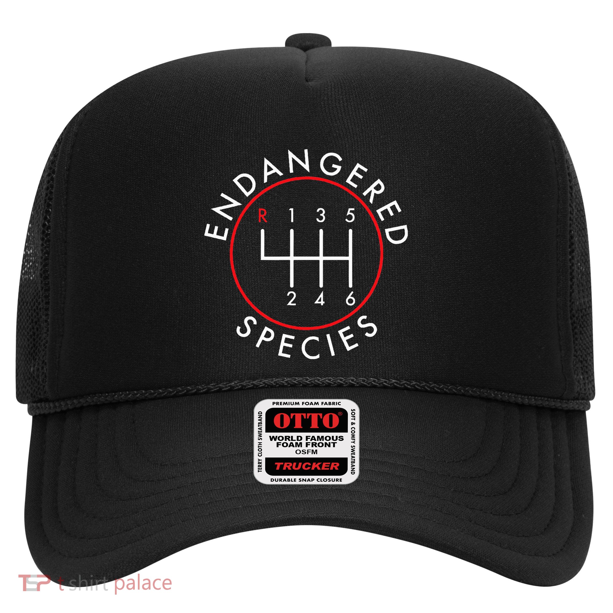 Endangered Species; Manual Car Funny Joke Trucker Hat