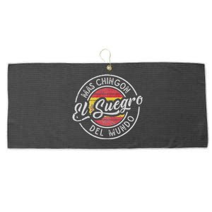 El Suegro Mas ChingóN Del Mundo Spanish Father In Law Large Microfiber Waffle Golf Towel