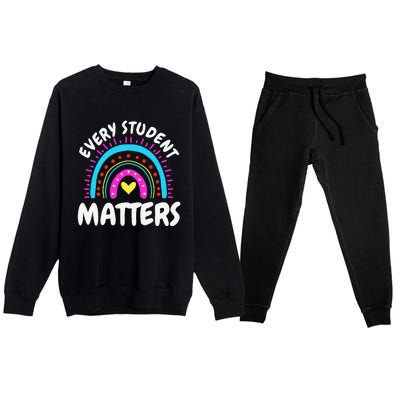 Every Student Matters Para Pro Fessional Premium Crewneck Sweatsuit Set