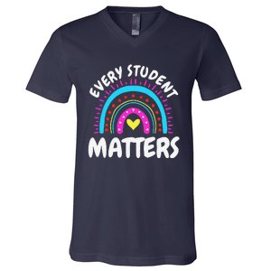 Every Student Matters Para Pro Fessional V-Neck T-Shirt