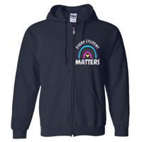 Every Student Matters Para Pro Fessional Full Zip Hoodie