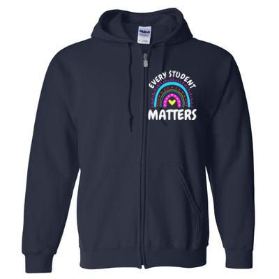 Every Student Matters Para Pro Fessional Full Zip Hoodie