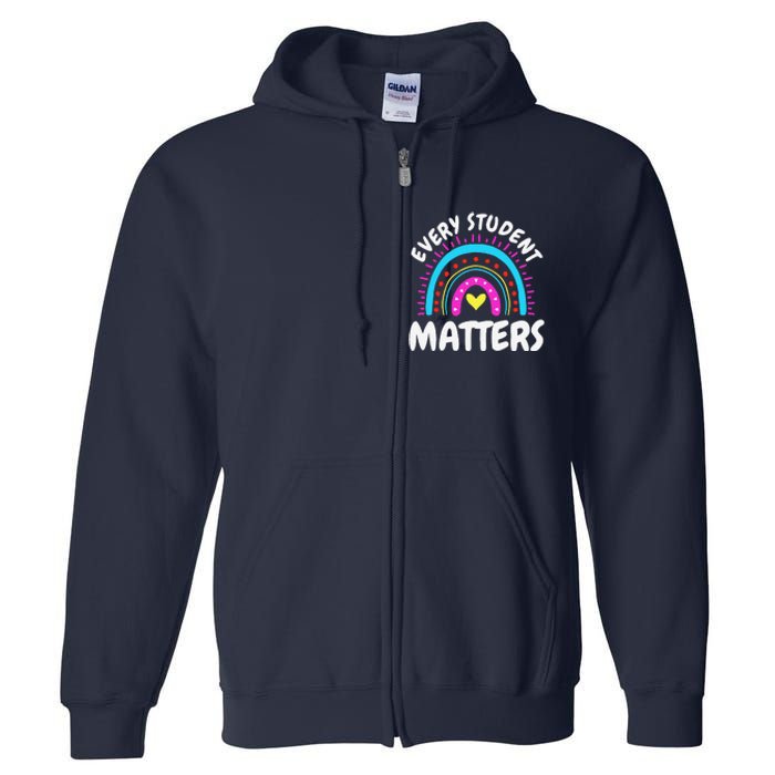 Every Student Matters Para Pro Fessional Full Zip Hoodie