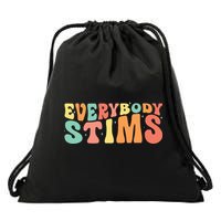 Everybody Stims Neurodiversity Acceptance SPED Teacher  Drawstring Bag