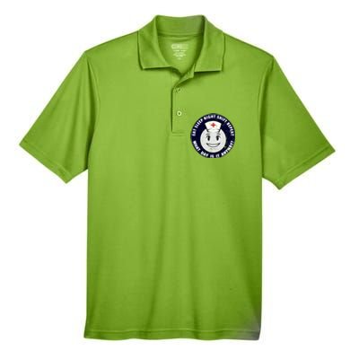 Eat Sleep Night Shift Repeat Nurse Moon Emoticon Gift Men's Origin Performance Piqué Polo