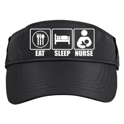 Eat Sleep Nurse Breastfeeding Gift For Moms Gift Adult Drive Performance Visor
