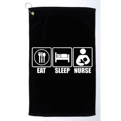 Eat Sleep Nurse Breastfeeding Gift For Moms Gift Golf Towel
