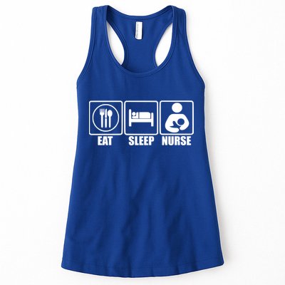 Eat Sleep Nurse Breastfeeding Gift For Moms Gift Womens Tank Top