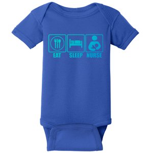 Eat Sleep Nurse Breastfeeding Gift For Moms Gift Baby Bodysuit