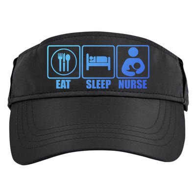 Eat Sleep Nurse Breastfeeding Gift For Moms Gift Adult Drive Performance Visor