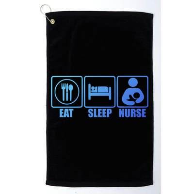 Eat Sleep Nurse Breastfeeding Gift For Moms Gift Golf Towel