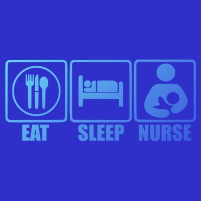 Eat Sleep Nurse Breastfeeding Gift For Moms Gift T-Shirt