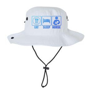 Eat Sleep Nurse Breastfeeding Gift For Moms Gift Legacy Cool Fit Booney Bucket Hat