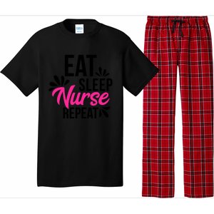 Eat Sleep Nurse Repeat Motivational Gift Ace003a Gift Pajama Set