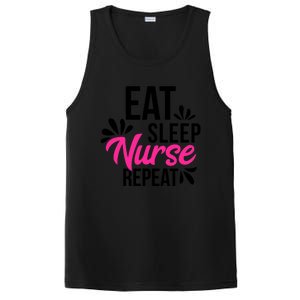 Eat Sleep Nurse Repeat Motivational Gift Ace003a Gift PosiCharge Competitor Tank