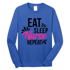 Eat Sleep Nurse Repeat Motivational Gift Ace003a Gift Long Sleeve Shirt